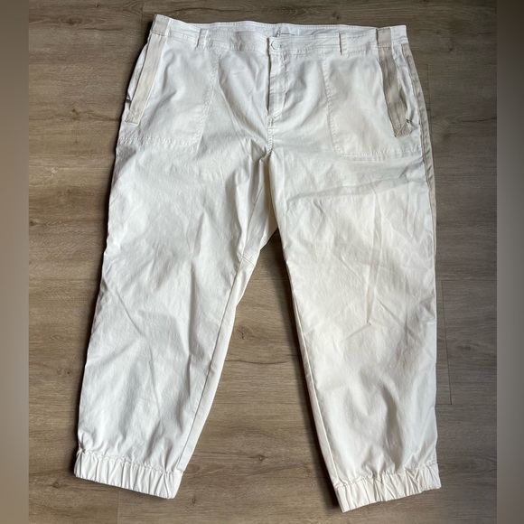 Anthropologie The Richie Slim Joggers neutral SZ 20W - Picture 4 of 13